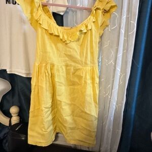 Miami Sunshine Yellow Kids Dress